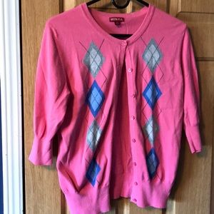 Comfy cardigan (baseball tee length sleeves)